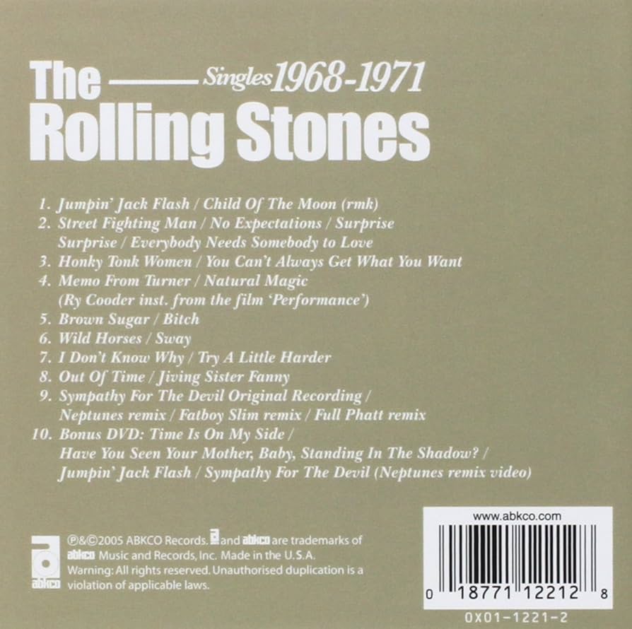 洋楽 ROLLING STONES SINGLES 3SET Amazon.com: Singles Collection: London Years (3 x SHM-CD